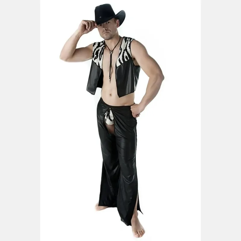 3-teiliges Cowboy-Set SW/105 XXL/XXXL Andalea Sexy Work Kollektion