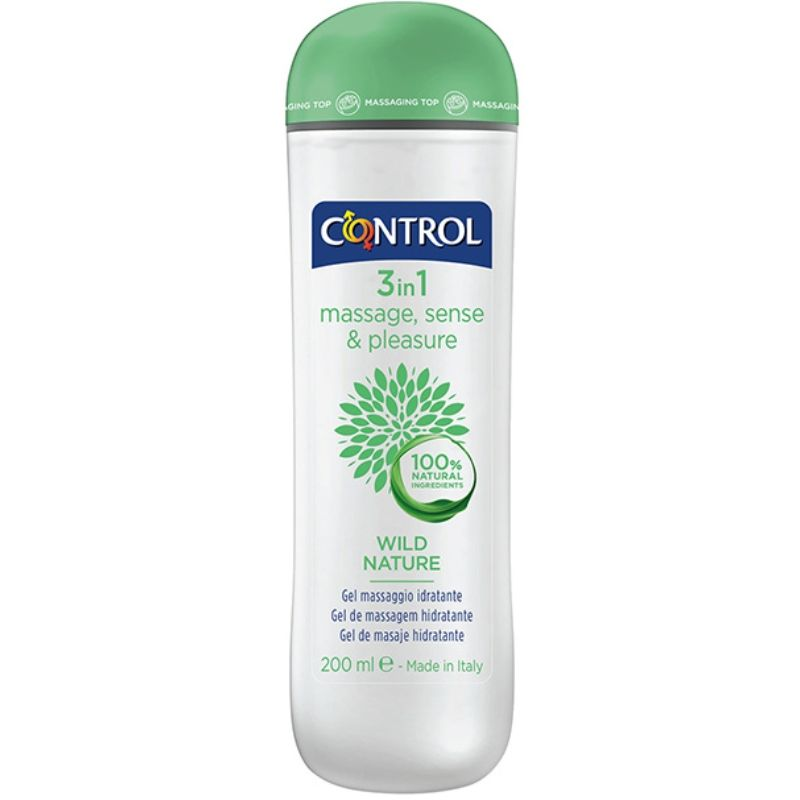 Control 3 In 1 Wild Nature Massagegel - 200 ml
