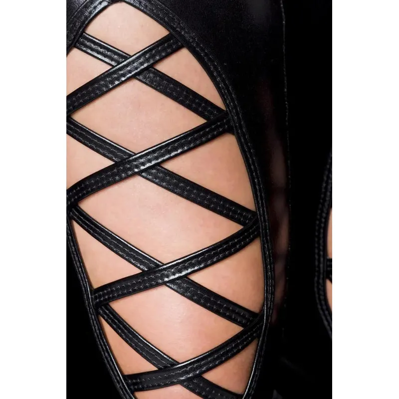 schwarzes Wetlook-Set 18213 - XL