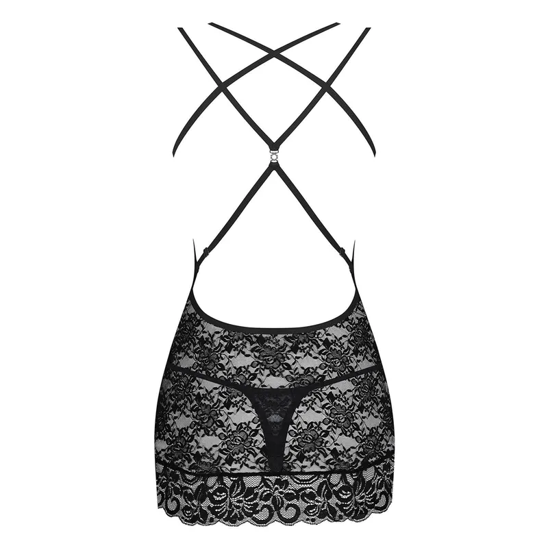Chemise 860-CHE-1 schwarz - S/M