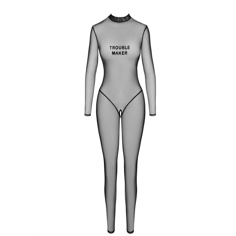 Troublemaker Catsuit F387 schwarz - 3XL