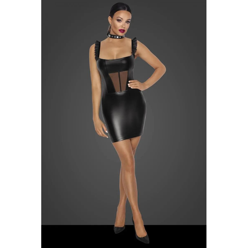 Wetlook Minikleid F257 - 3XL