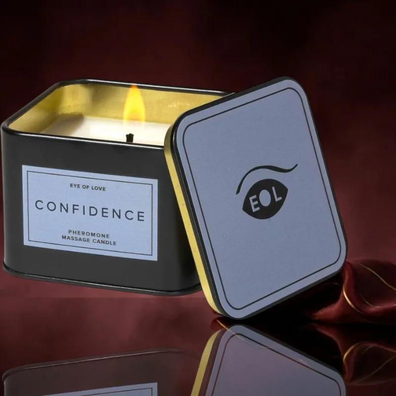 Eye Of Love Confidence Massagekerze für Männer - 150 ml