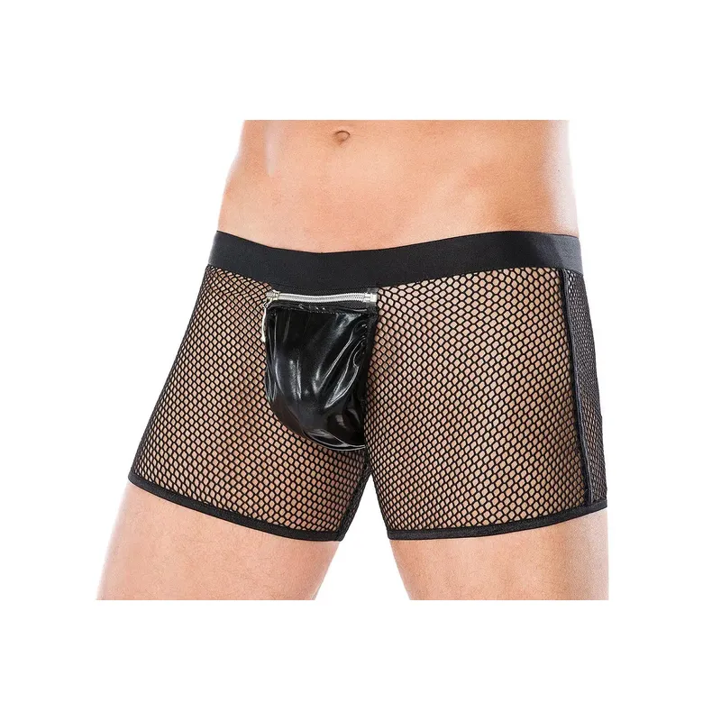 Boxershorts Netz schwarz MC/9008 von Andalea Dessous