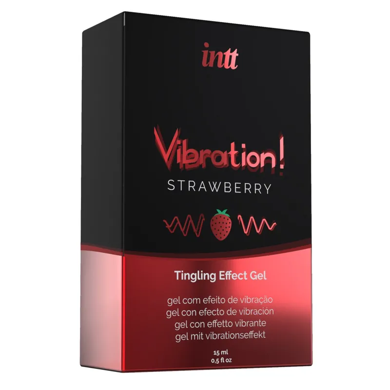 Vibration! Strawberry Tintelende Gel 15 ml