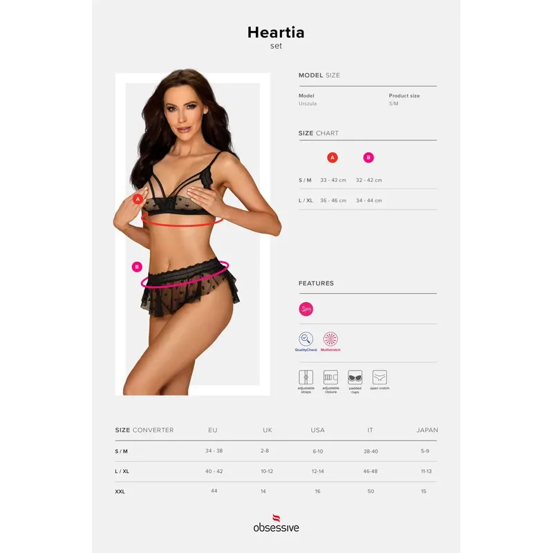 Heartia Set Größe: L/XL