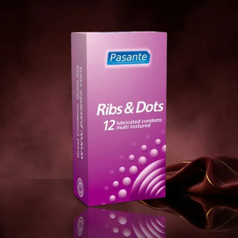 Pasante Ribs & Dots Kondome 12 Stück