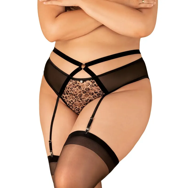 Allunes Crotchless Garter Belt Größe: S/M