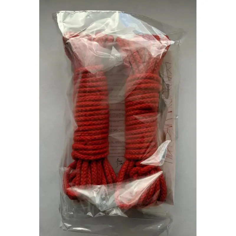 2 x 8 Meter Bondage-Seil rot von Demoniq