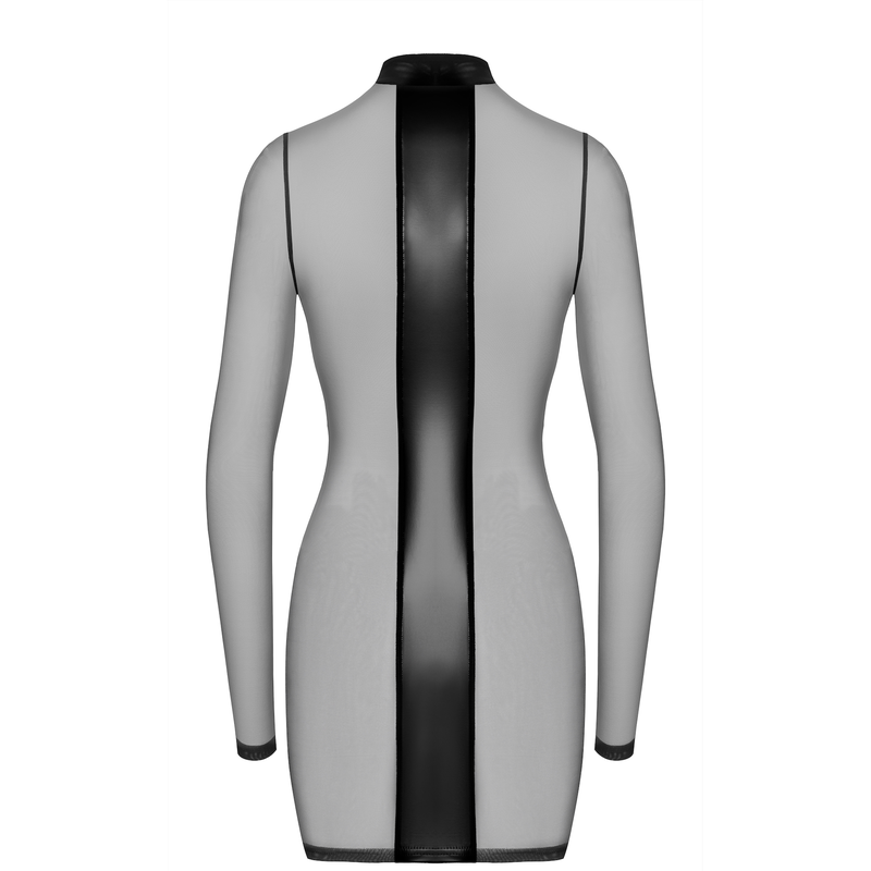 Crossfire Netz und Wetlook Minikleid F369 - 3XL