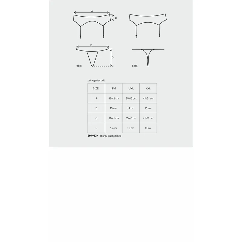 Catia Garter Belt Größe: L/XL