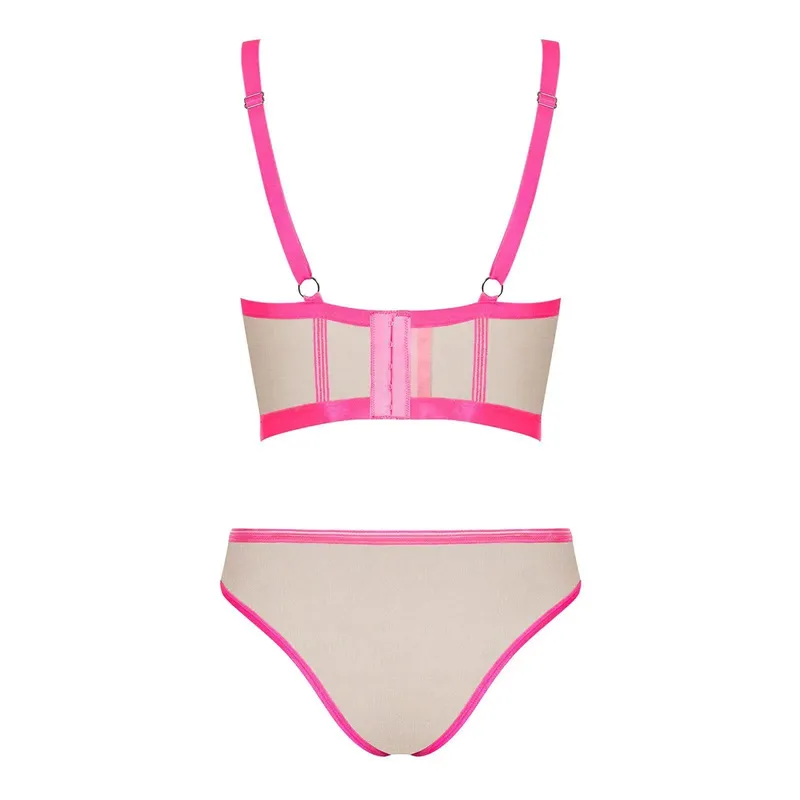 Nudelia Top & Panties pink Größe: S/M