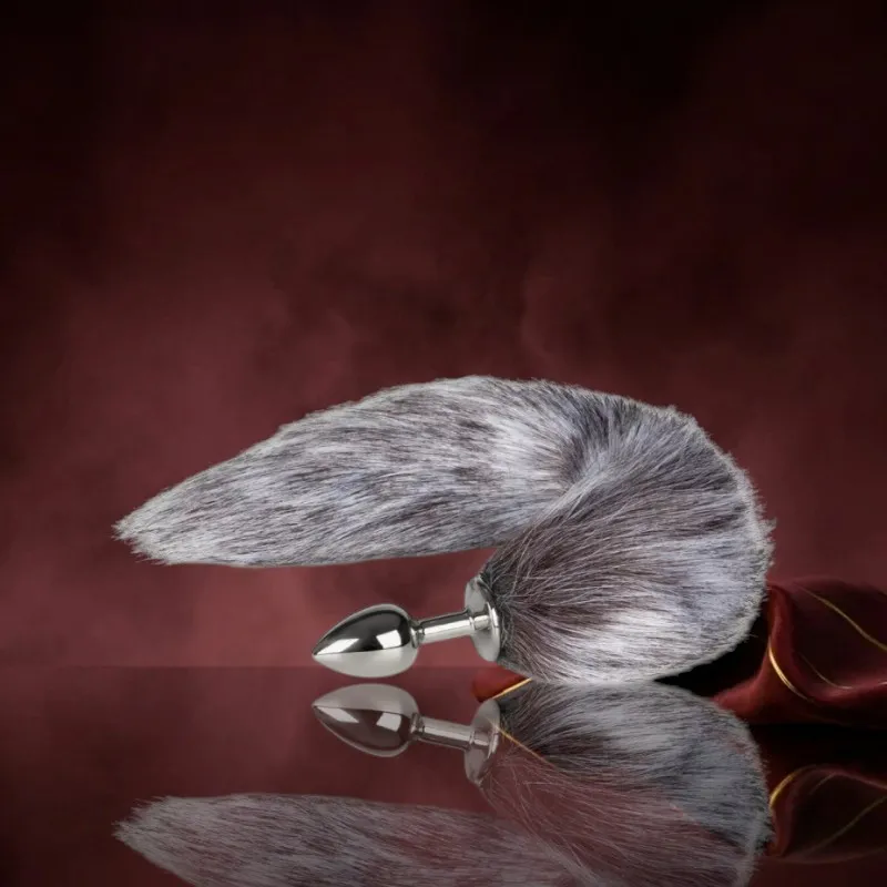 Easytoys Fetish - Fuchsschwanz Plug silber