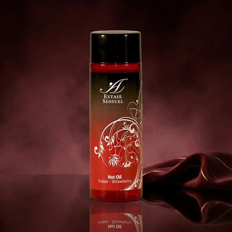 Extase Sensual wärmendes Massageöl Erdbeer - 100 ml
