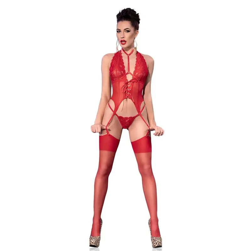 Erotik-Set CR4419 rot Größe: S