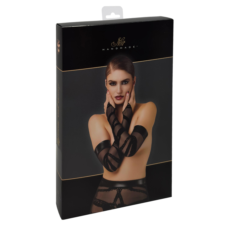 Bondesque Opera-Handschuhe F361 mit Daumenschlaufe - 2XL/3XL