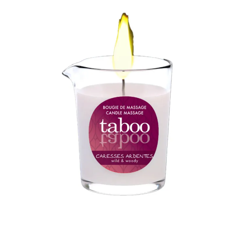Ruf Taboo Massagekerze für Ihn, Streichelt Das Ardentes-Farn-Aroma - 60 gr