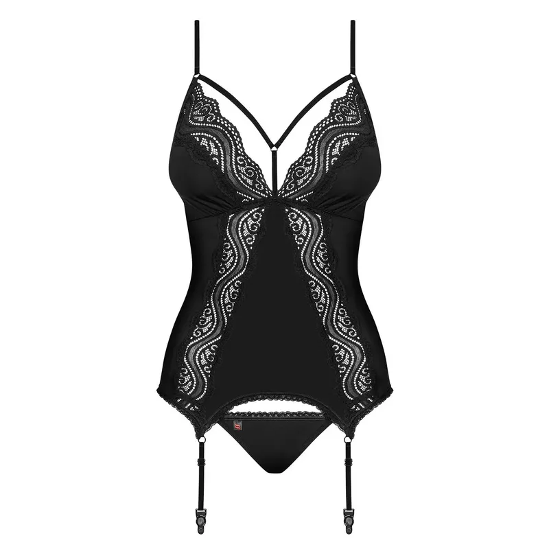 Diyosa Corsage schwarz Größe: L/XL