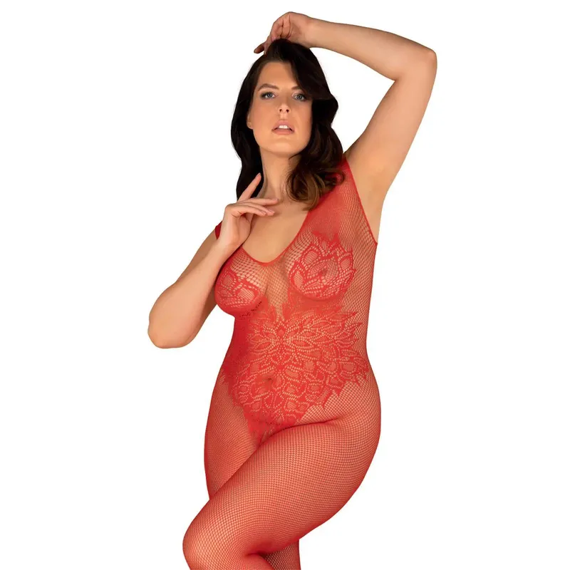Bodystocking N112 rot - S/L