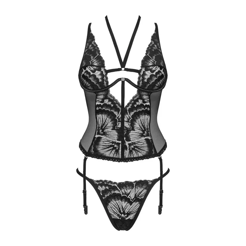 Straps-Set Alessya 2-teilig schwarz - XS/S