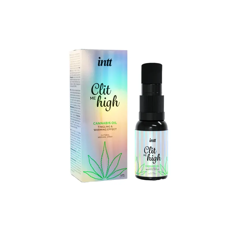 Intt Clit Me High Klitoris Stimulationsspray Cannabisöl - 15 Ml