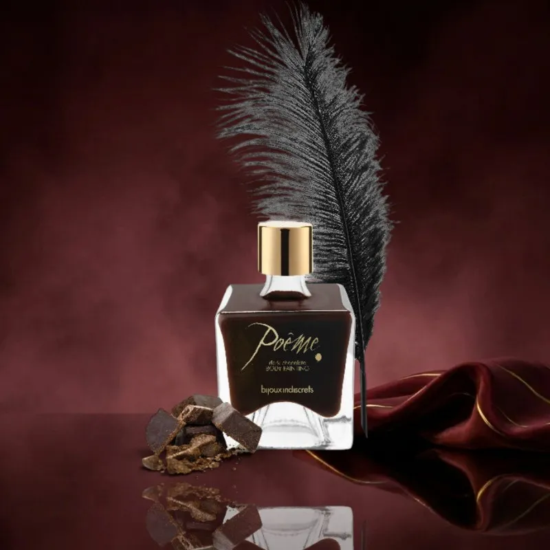 Bijoux Poeme essbare schwarze Schokolade - 50 gr