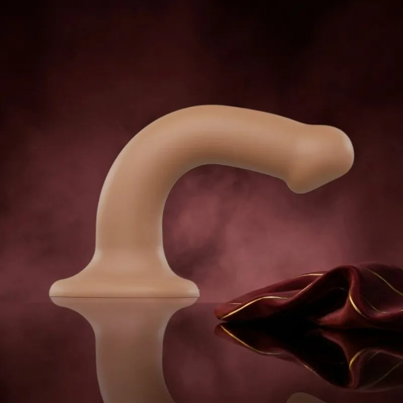 Strap On Me - Buigzame Siliconen Dildo - M