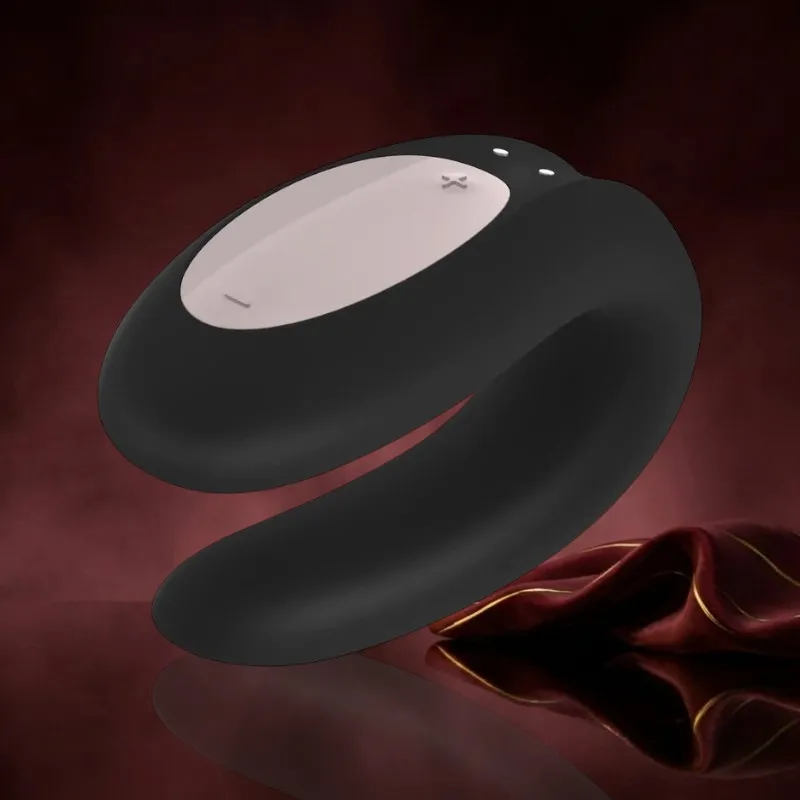 Satisfyer Double Joy Paarvibrator - Schwarz