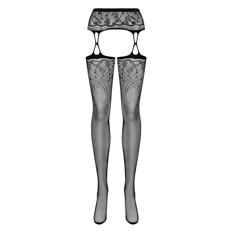 Garter Stockings S206 schwarz