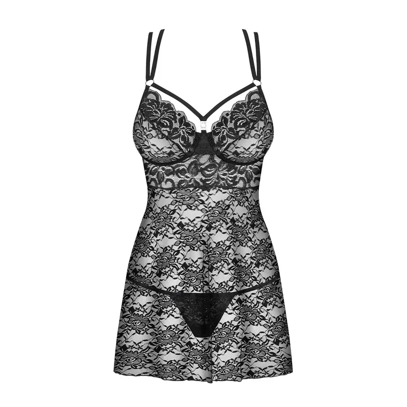 Babydoll 860-BAB-1 schwarz - S/M