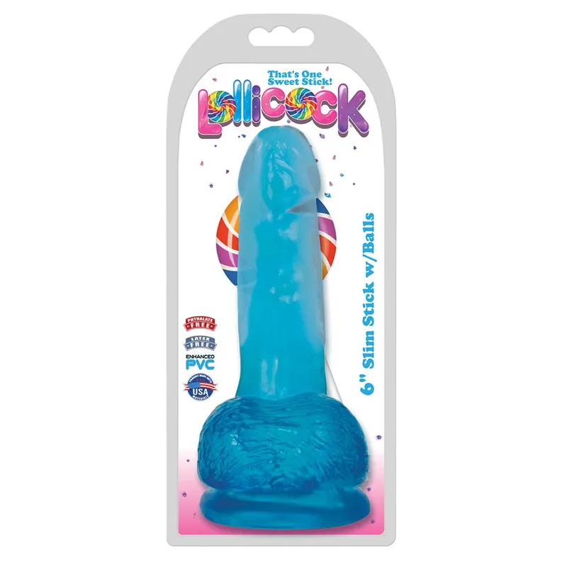 Dildo mit Hoden 15 cm - Cherry Ice