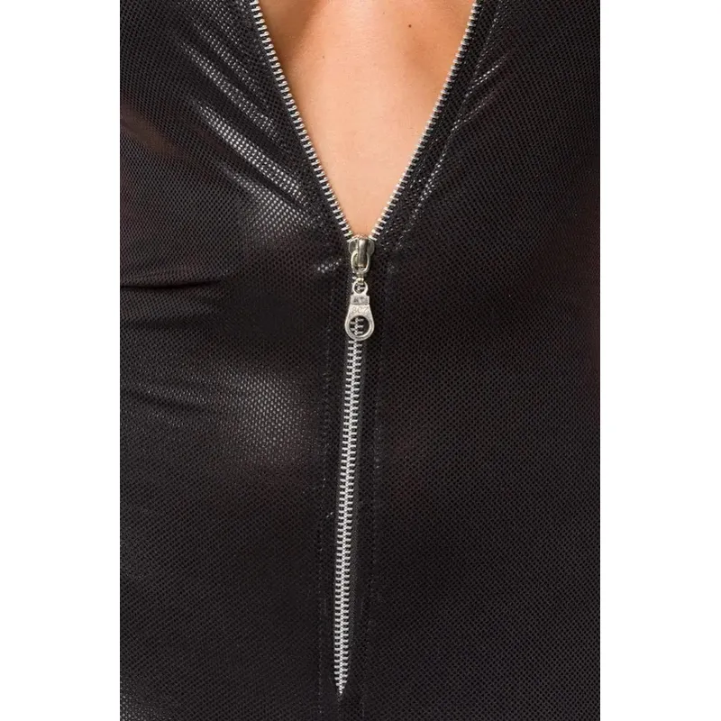 schwarzer Wetlook Overall 18202 - XL