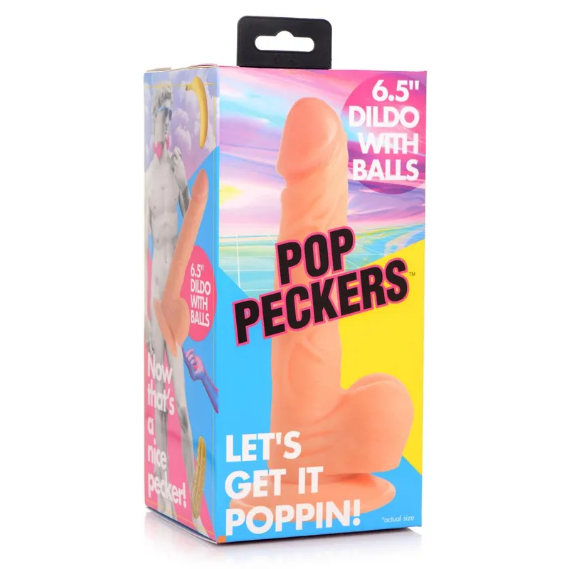 Poppin Dildo 16,5 cm - Beige