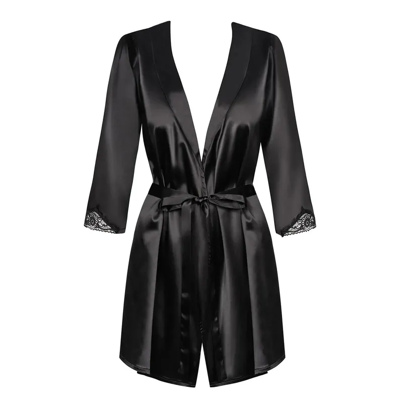 Satinia Robe schwarz Größe: L/XL