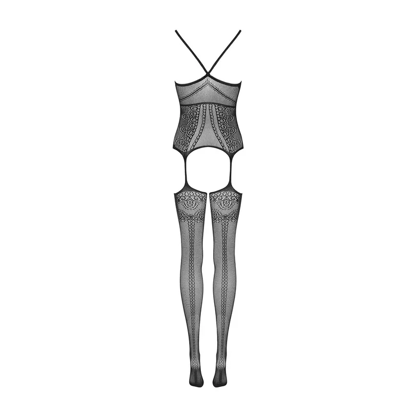 Bodystocking F225 schwarz S-L von Obsessive