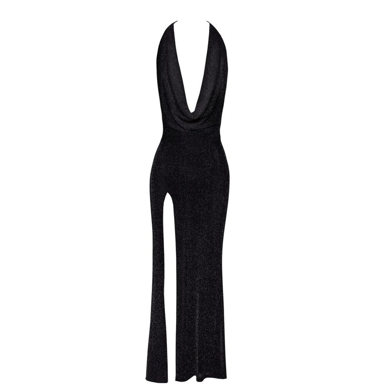 Langes Kleid Onyx Liquid F373 - 3XL