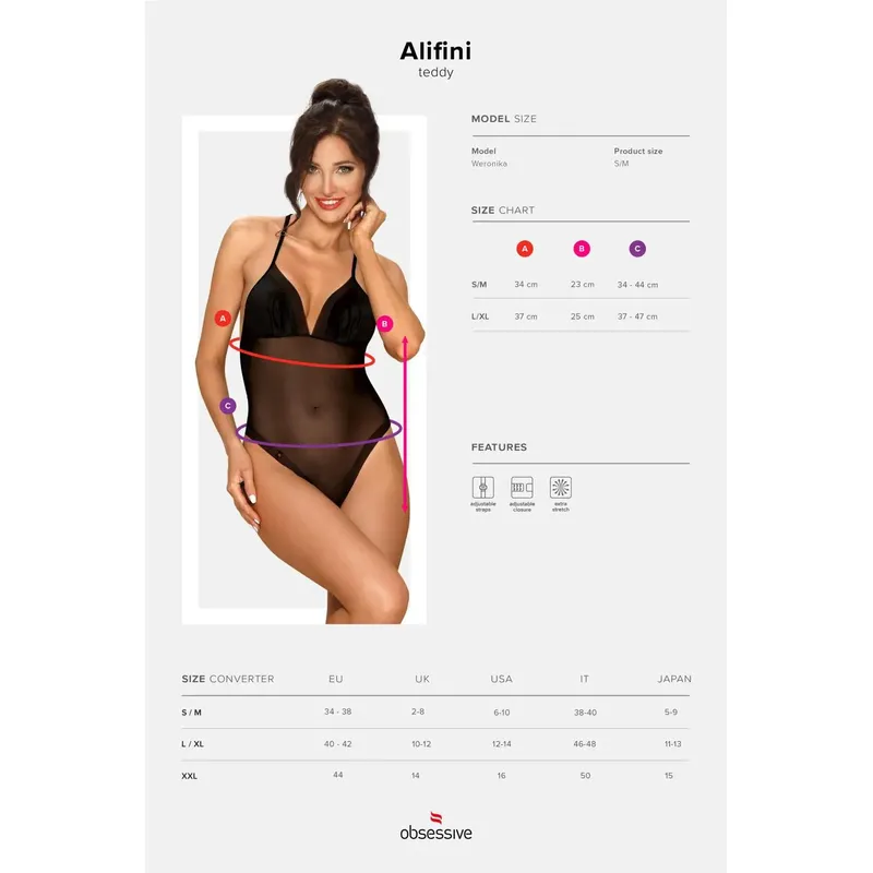 Alifini Teddy Größe: S/M