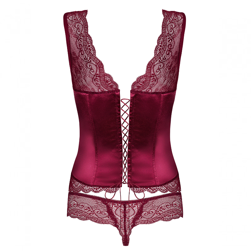 Miamor Corsage rubin Größe: L/XL
