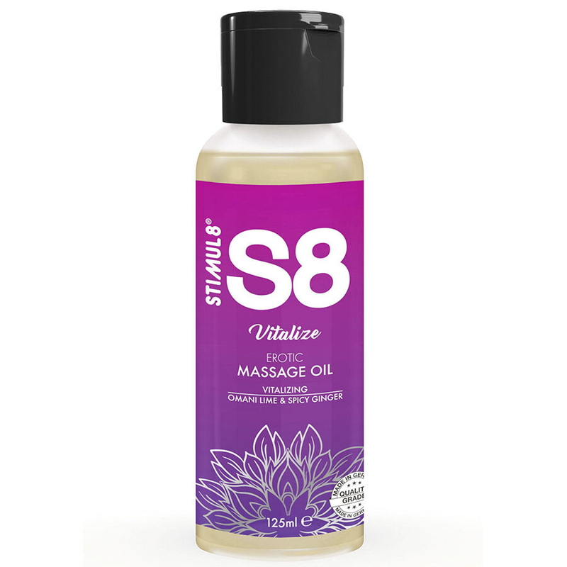 Stimul8 S8 Vitalisierendes Massageöl Limetten - 125 ml