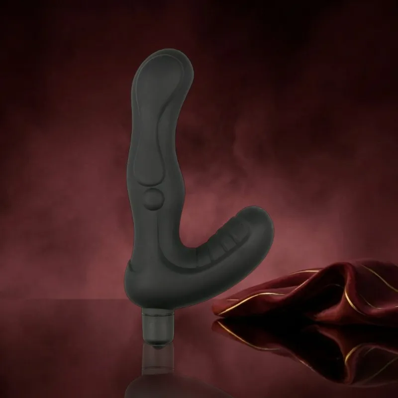 Schwarzer vibrierender Buttplug