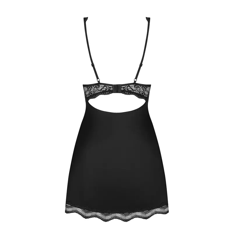 Babydoll uind String Luvae schwarz- L/XL