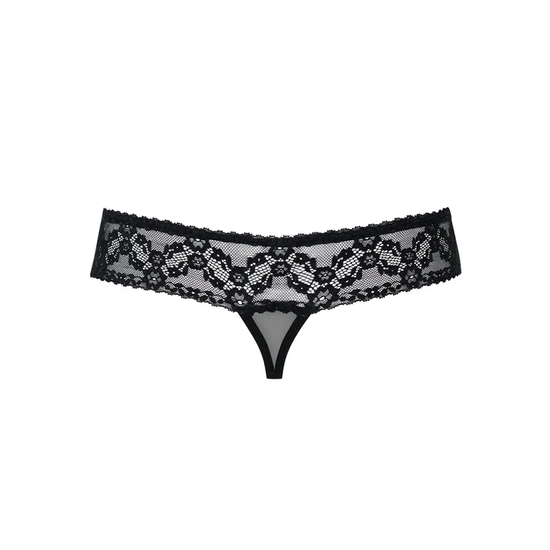 837-THC-1 Crotchless Thong Größe: S/M