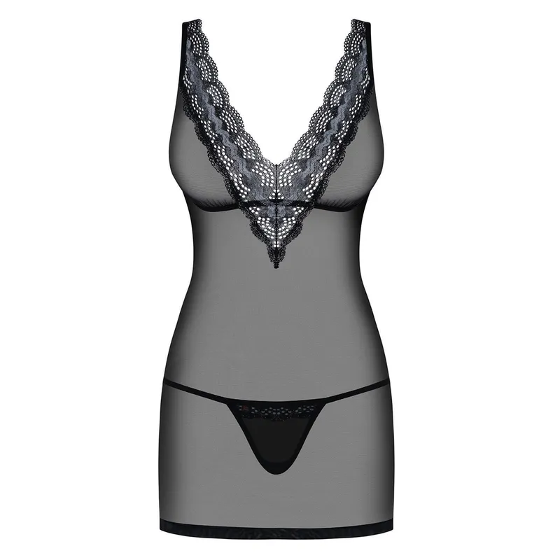 Chemise schwarz 869-CHE-1 - S/M
