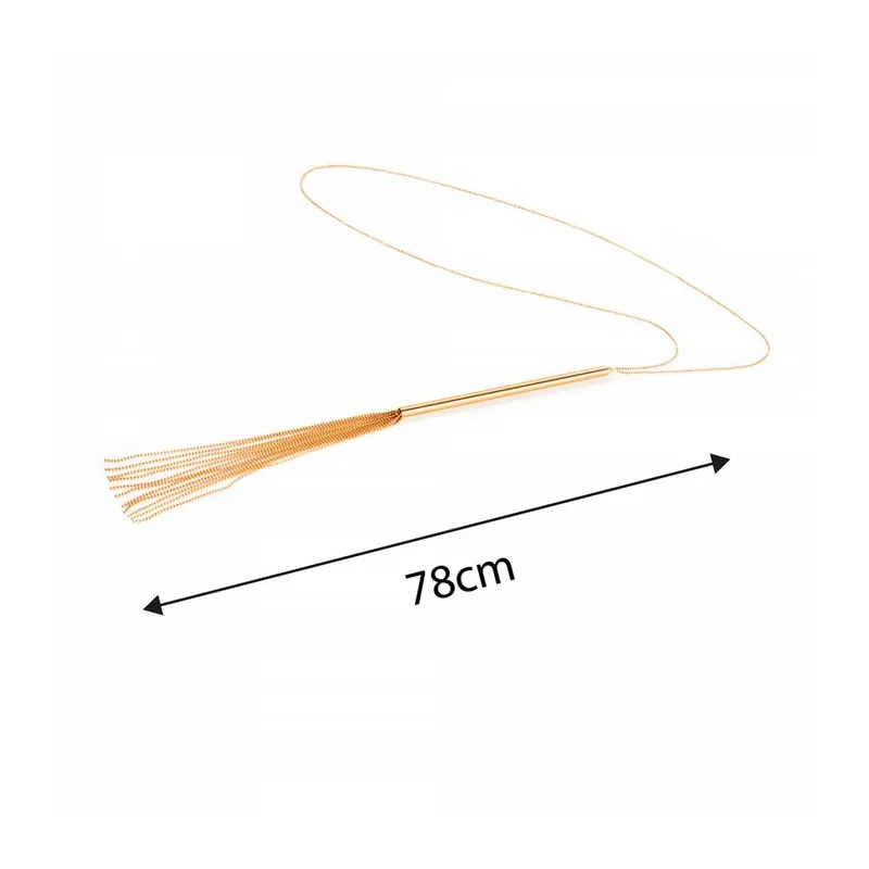 Magnifique – Metallische Kettenpeise / Halskette Gold