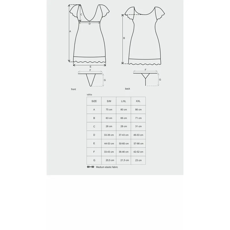 Chemise Idillia schwarz - L/XL