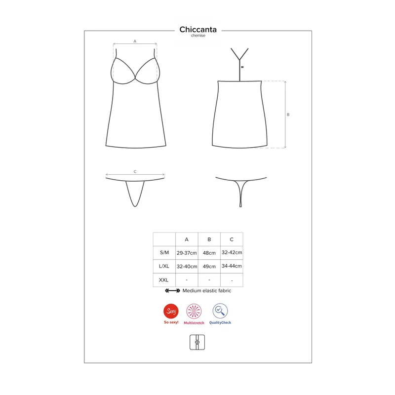 Chemise Chiccanta schwarz - L/XL