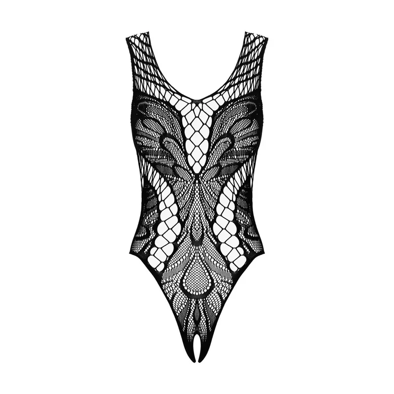 Teddy B138 mit offenem Schritt schwarz S/L von Obsessive