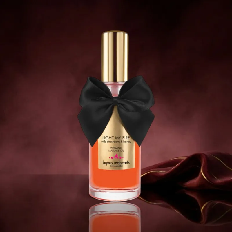Light My Fire – Erdbeer-Wärmendes Massageöl 100 ml