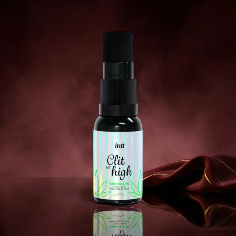 Intt Clit Me High Klitoris Stimulationsspray Cannabisöl - 15 ml