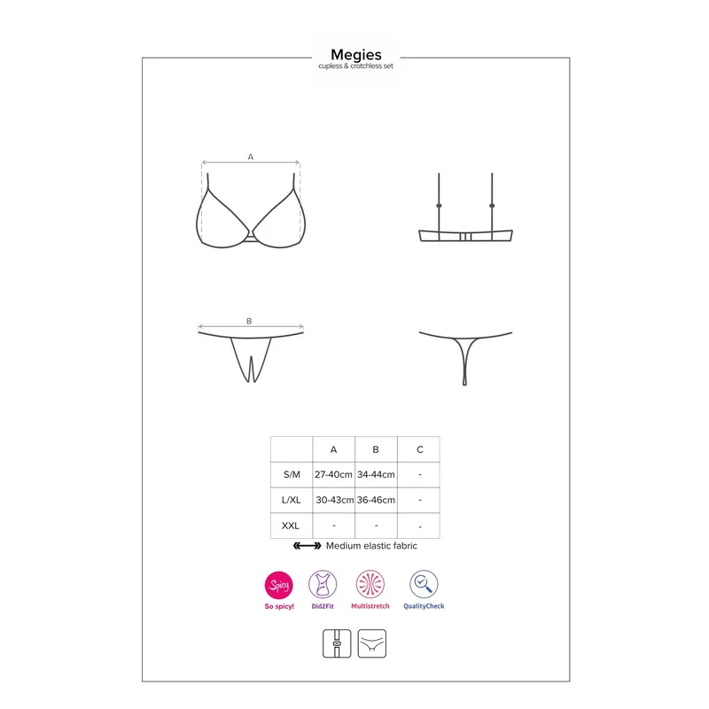 Megies Set Größe: S/M